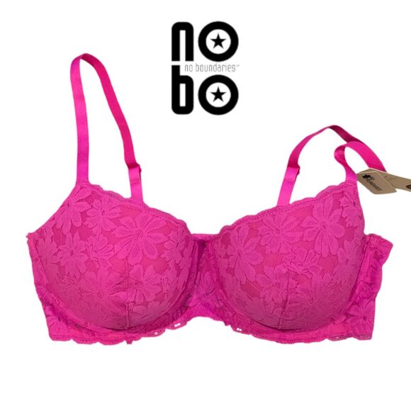 No Boundaries All Over Lace Balconette Bra with Sugarcup™ Women's Size 36DD NWT - Picture 1 of 6